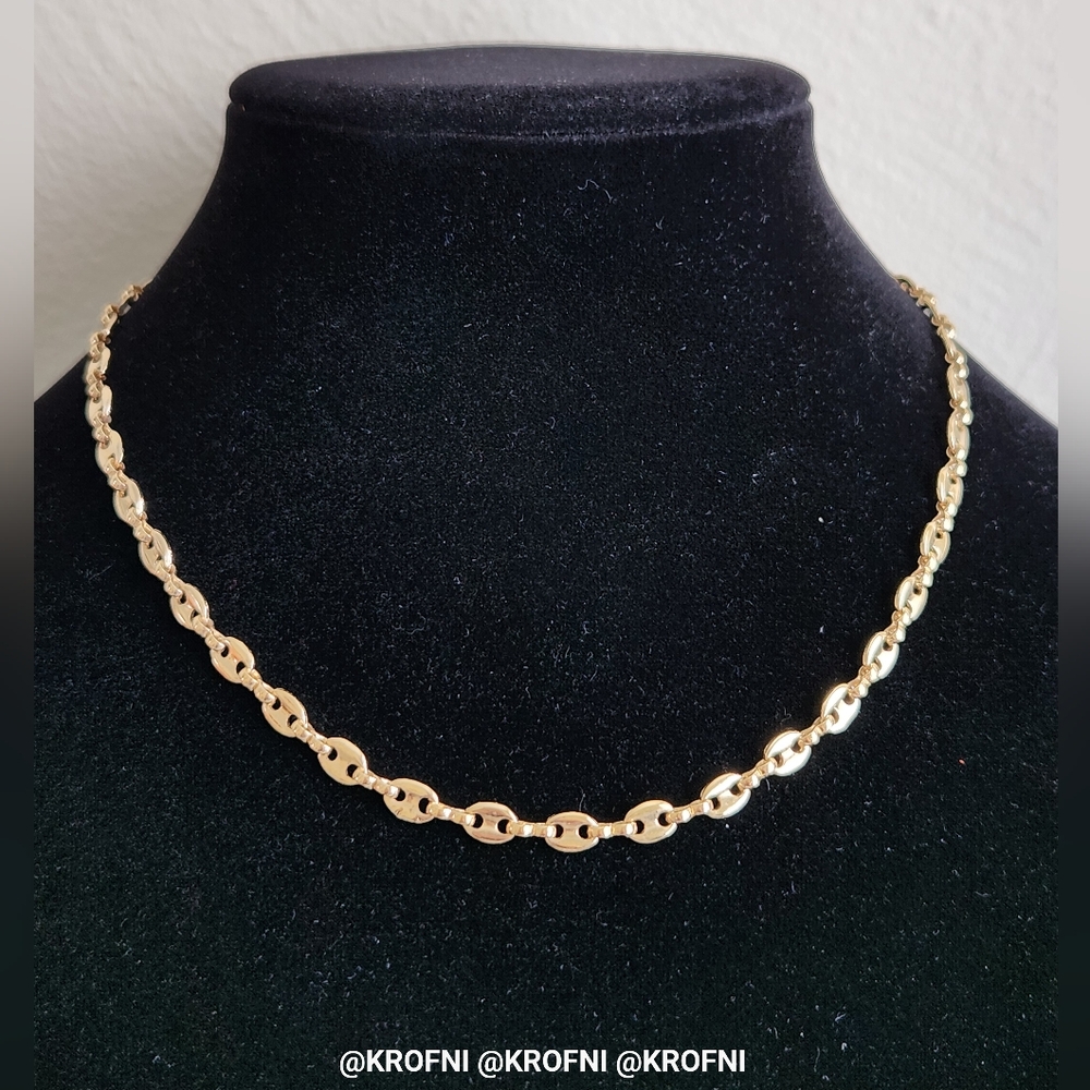 Givenchy Mariner Chain Gold Plated Necklace 18"